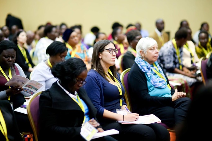 Audience looks on at the Peace Begins in the Home session of the 2018 GPLC
