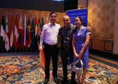 Global Peace Youth international leaders with a volunteer from Global Youth Fest 2013