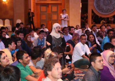 Young volunteers speak at Global Youth Fest 2013