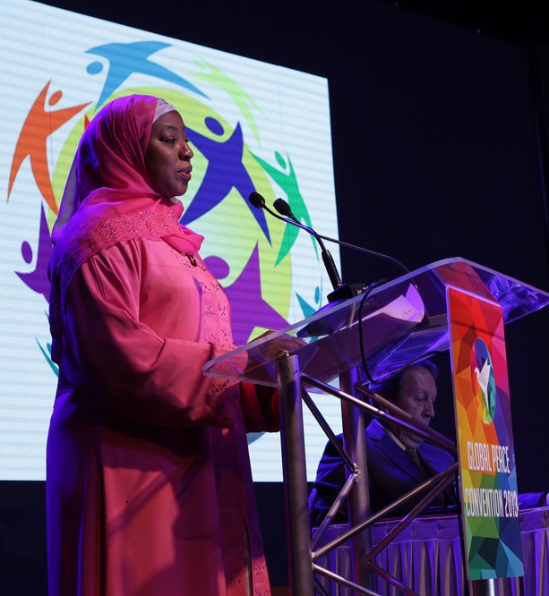 H.E. Hajiya Amina Namadi Sambo, at the Global Peace Convention 2013 in Kuala Lumpur, Malaysia