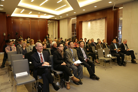Attendees at Mongolia and the Two Koreas Forum