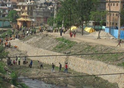 Global Peace Foundation Environmental Week host a mass cleaning at Bagmati River.