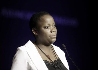 Ugandan Parliamentarian at GPC 2014 Closing