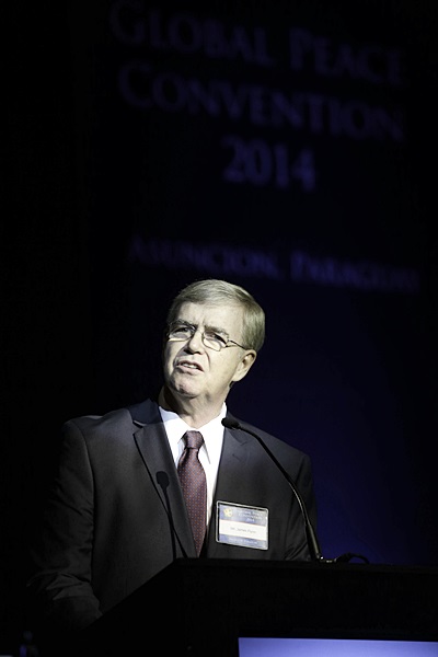 International President of Global Peace Foundation Mr. James Flynn at 2014 GPC
