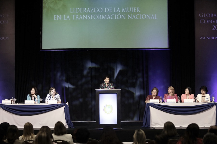 H.E. Chinchilla, Women's Plenary at Global Peace Convention 2014