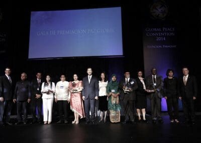 Global Peace Award recipients at GPC 2014