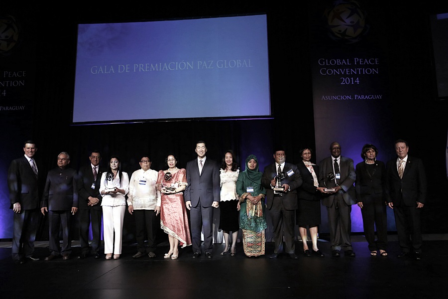 Global Peace Award recipients at GPC 2014