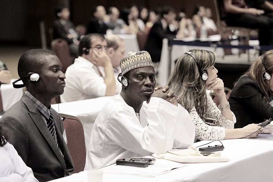 Delegate at Global Peace Convention 2014