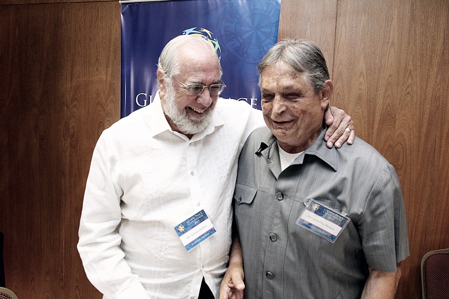H.E. Noboa and H.E. Paz Zamorra at Global Peace Convention 2014