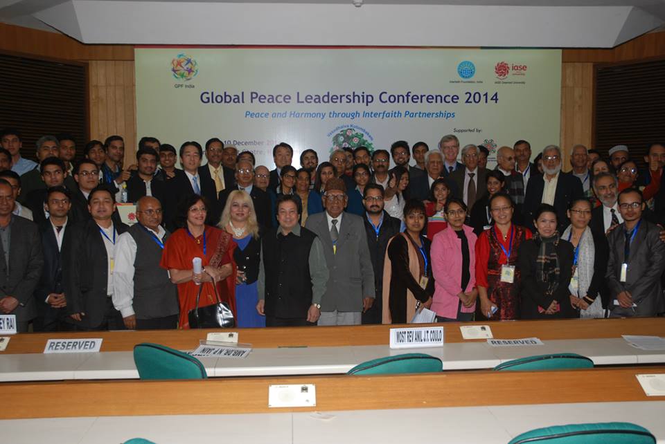 Closing plenary of Global Peace Leadership Conference 2014 New Delhi