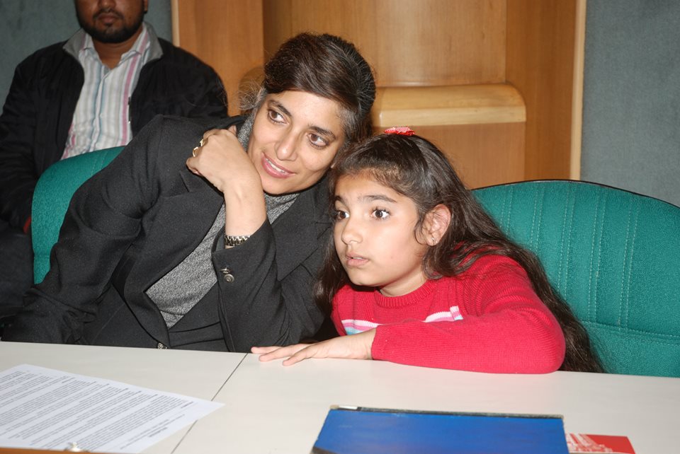 Mother and daughter duo at the 2014 GPLC India