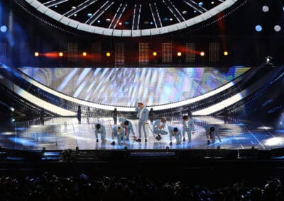The crowd went wild with EXO's performances
