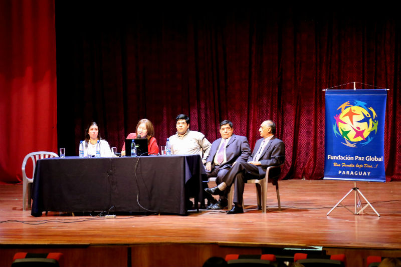 Panelists from Global Peace Foundation - Paraguay Educational Transformation forum