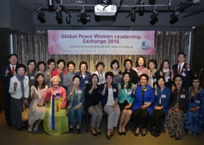 Participants support one Korea.