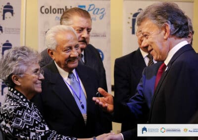 Colombian President Santos and Guests