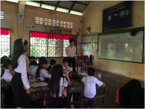Global Peace Foundation | Cambodian University Students Gain Vocational and Leadership Skills Volunteering in Basic Language Instruction
