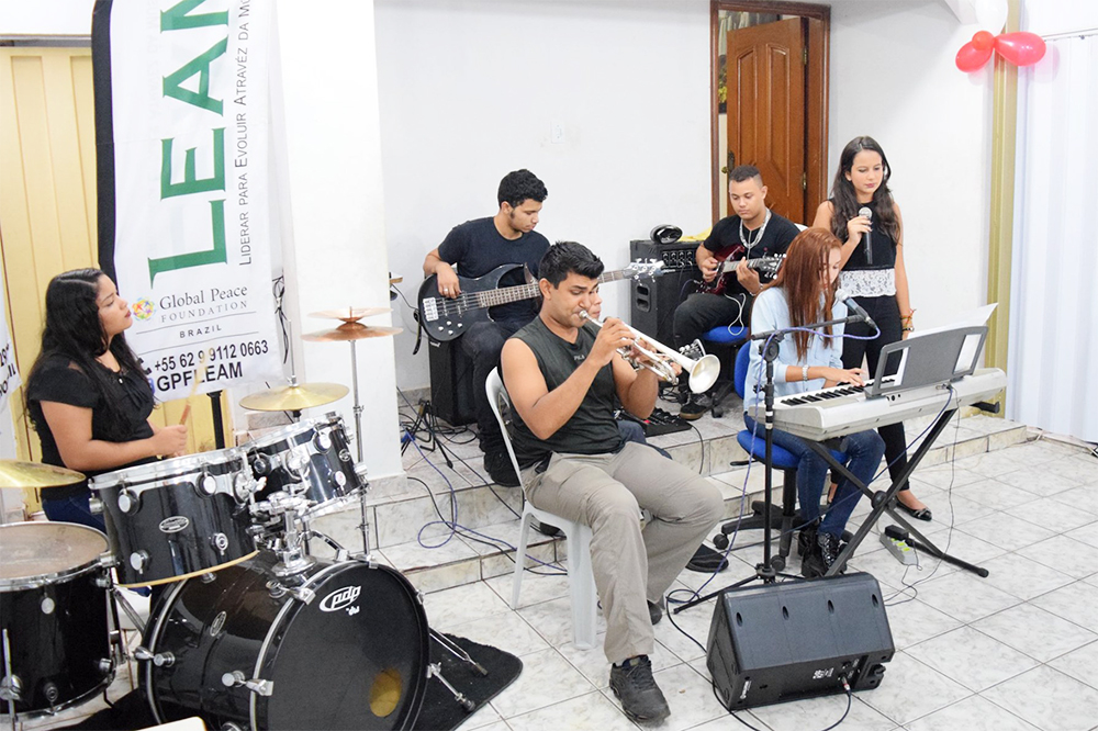 Music performance by LEAM.