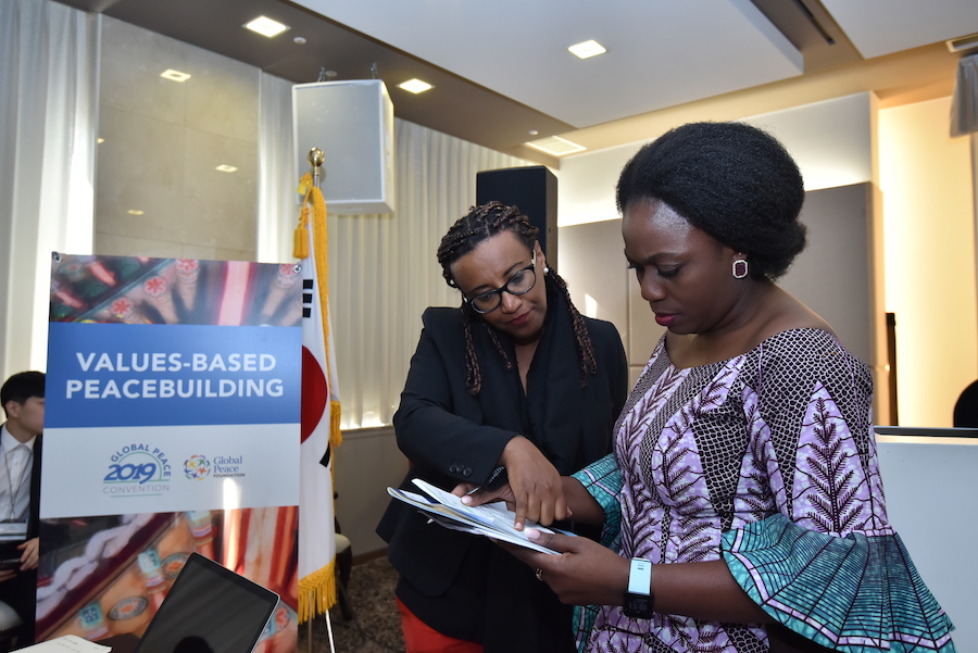 Martha Nghambi Moderates Values Based Peacebuilding Session