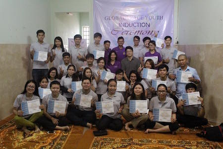 Cambodia GPY group photo