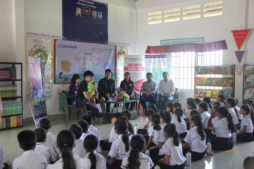 GPF Cambodia launches the first Peacebook Library