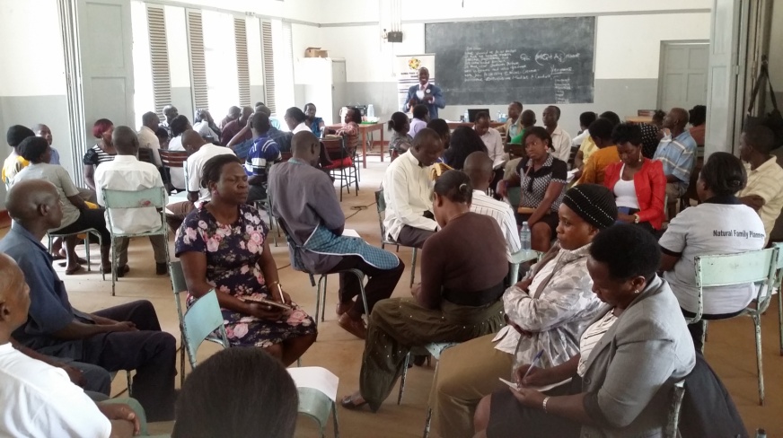 eachers in Uganda participate in Character and Creativity training workshop