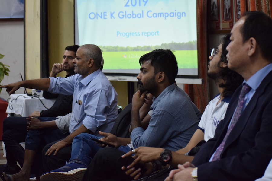 The One Korea forum in India presents projects in the One K Global Campaign