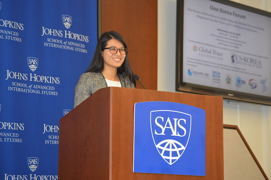 Grace Jo speaks at SAIS John Hopkins