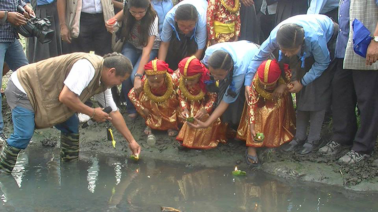 Nepal Environmental Week at Bagmati River
