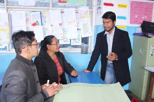 Educators discuss at Nepal forum