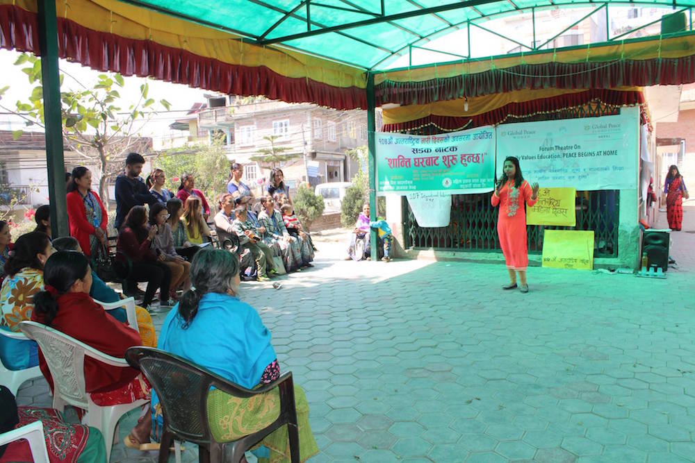 GPW Forum Theater performs in Nepal