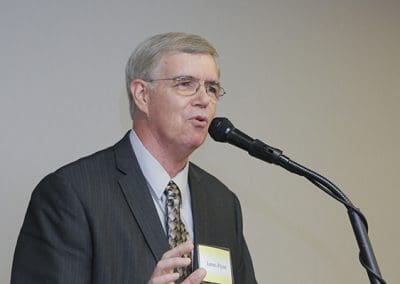 International Global Peace Foundation President, James Flynn at DC forum.