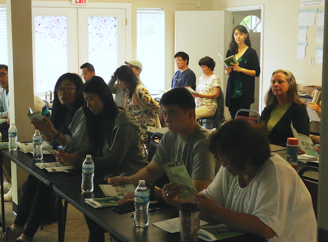 Audience listens intently at the Holistic Health Workshop