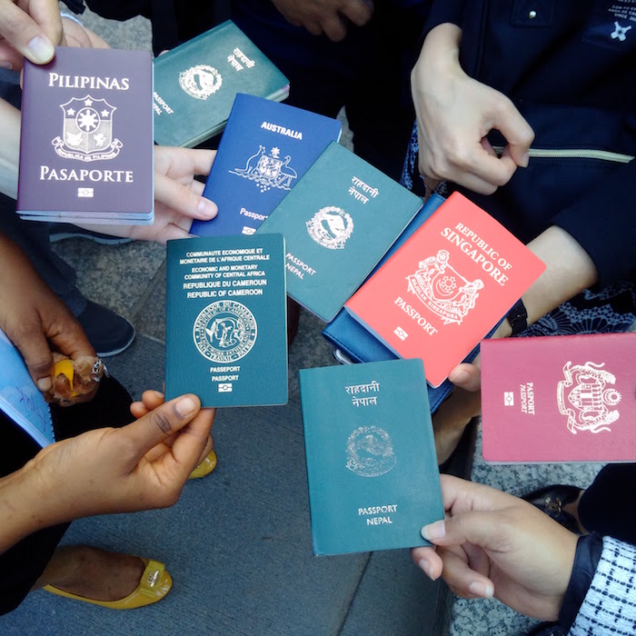 IYLA delegates show passports