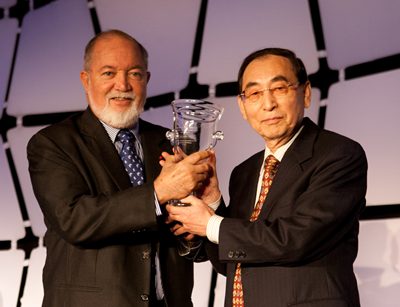 Sir James Mancham and Dr. Tae-Hwan Kwak