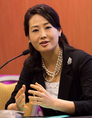 Mrs. Jun Sook Moon, International Chairwoman of Global Peace Women and Wife of Dr. Hyun Jin Moon
