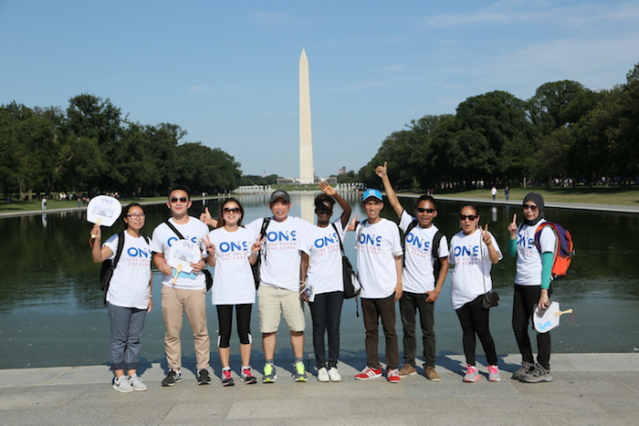 IYLA at 1Dream1Korea concert in front of Washington monument