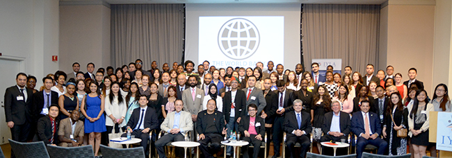 2015 International Young Leaders Assembly for World Group Photo.