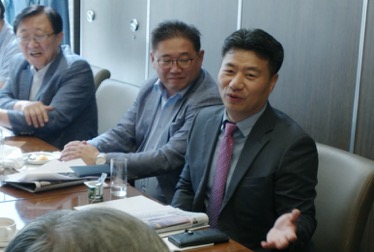 Jong Chun Park speaks at the IRI and GPF meeting on Korean Reunification