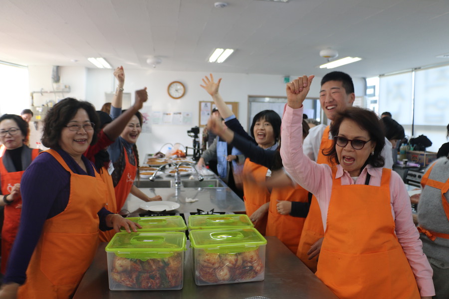 Global Peace Foundation | A Global Family’s Service project: Kimchi-Making for One Korea