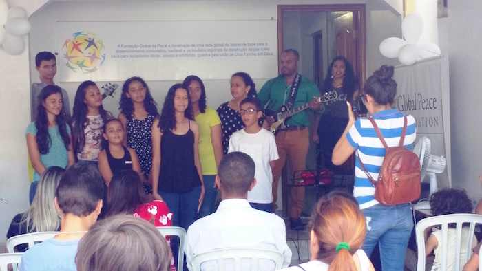 LEAM choir performs during Family Day