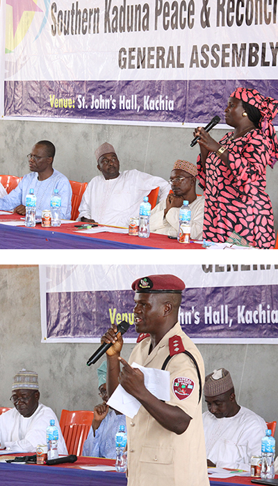 Local leaders participate in the Southern Kaduna Peace and Reconciliation Committee meetings.