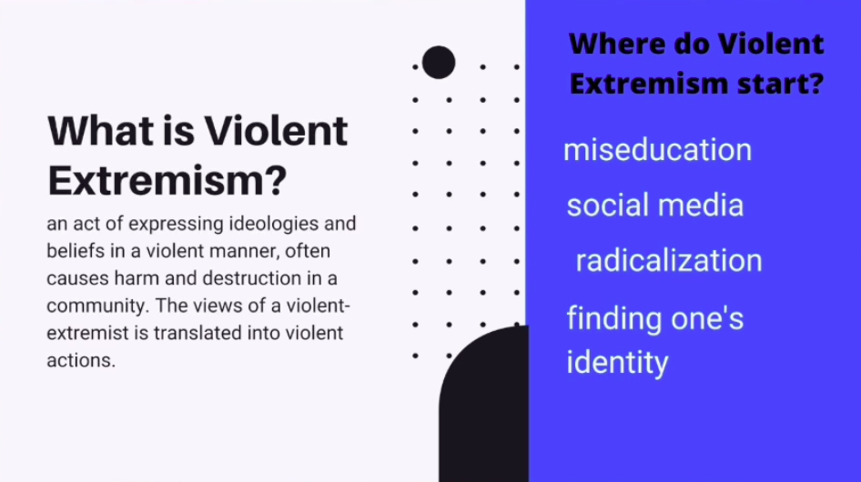 Slide on Preventing Violent Extremism