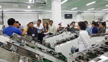 North Korean defectors learn about factory operations through a GPF Korea entrepreneurship program
