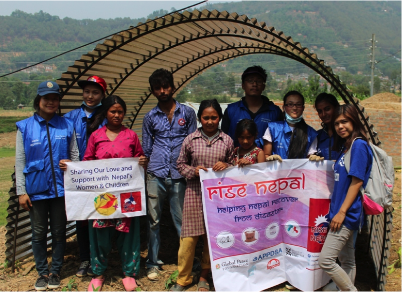 Global Peace Foundation program Rise Nepal help Roshani and her family.