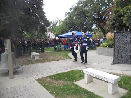 Veterans lay wreath to commemorate 9-11 day in Billings