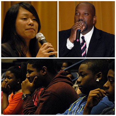 Amy Phuong, Dr. Michael McKnight, Martin Luther King, Jr. Middle School