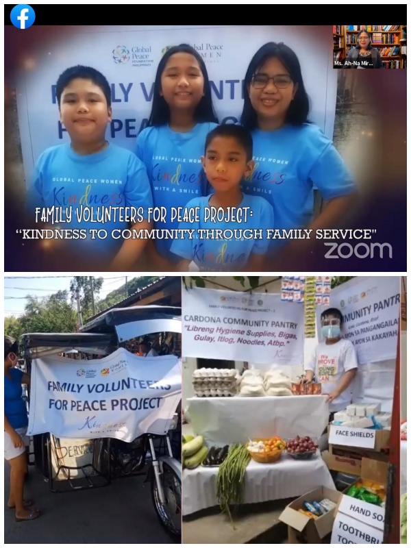 Ana Marie Mira shared her experience with the Family Volunteers for Peace project in the Philippines.