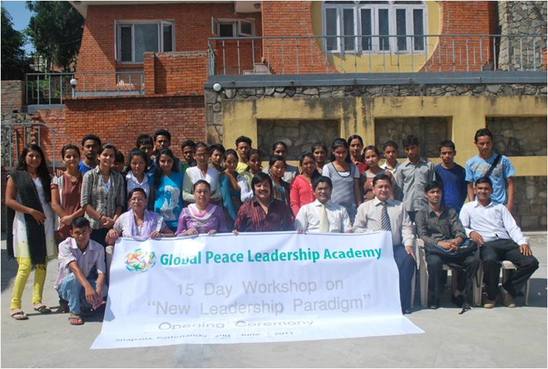 Participants and staff at the opening ceremony of GPLA 15-day workshop, 