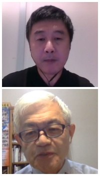 Top: Cheol-hwan Kang Below: Dr. Kazuhiro Araki