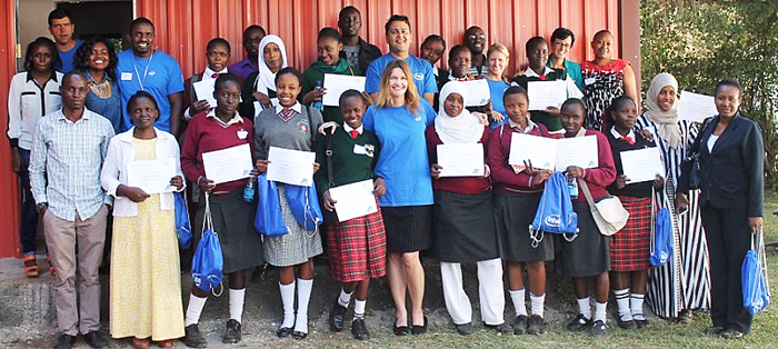 Global Peace Foundation Leap Hubs schools in Nairobi participate in Intel's My Digital Journey.